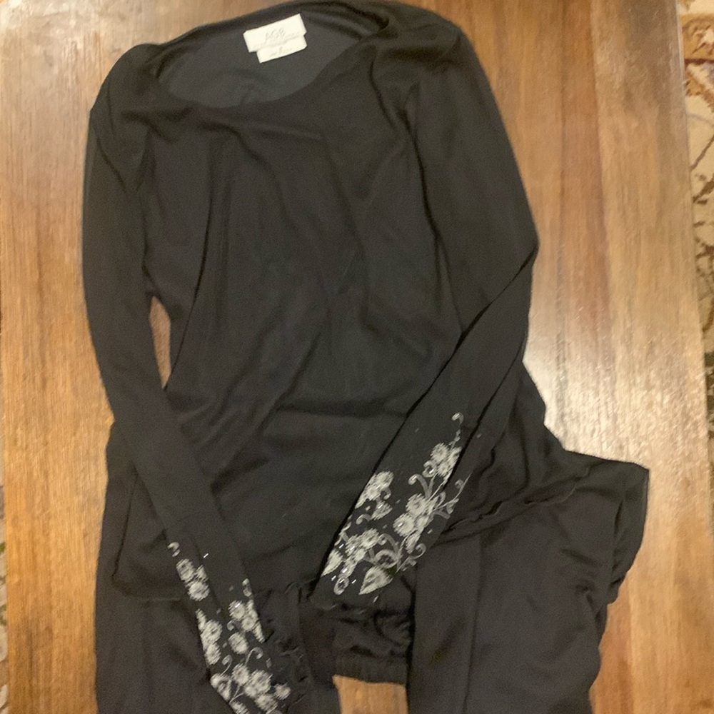 AGB Byer California black pantsuit size medium